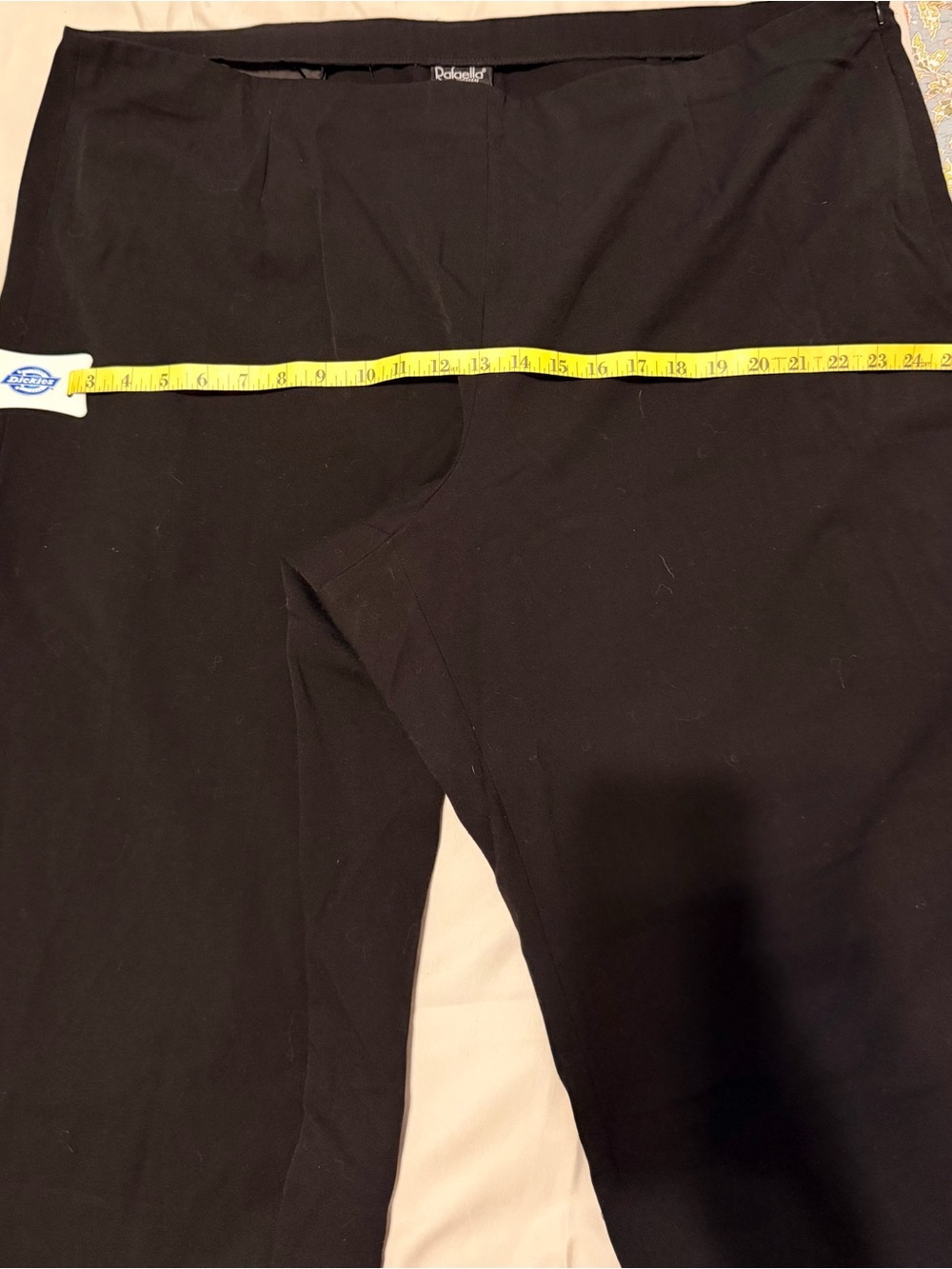 Rafaella Black Cropped wide leg Ankle Pants - Picture 3 of 5